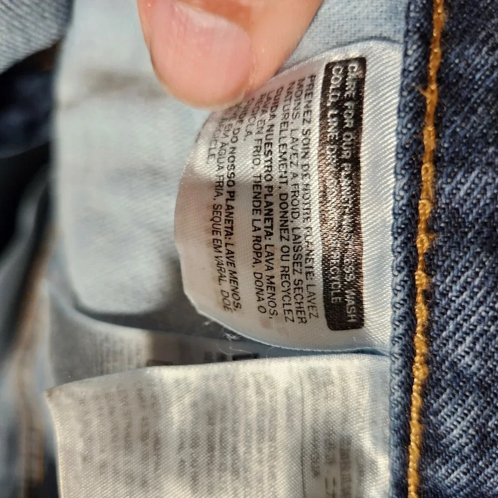 Levi's‎ 550 Jeans Men's 36X30 Blue Straight Relaxed Denim STAIN